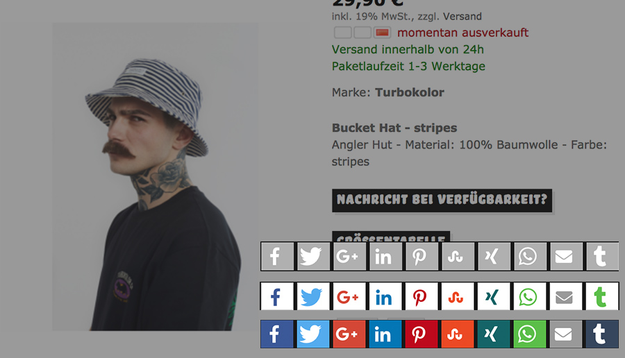 DSGVO sicher, verschiedene Designs wählbar
