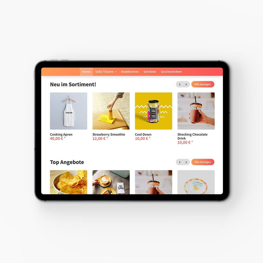 Startseite Produktteaser