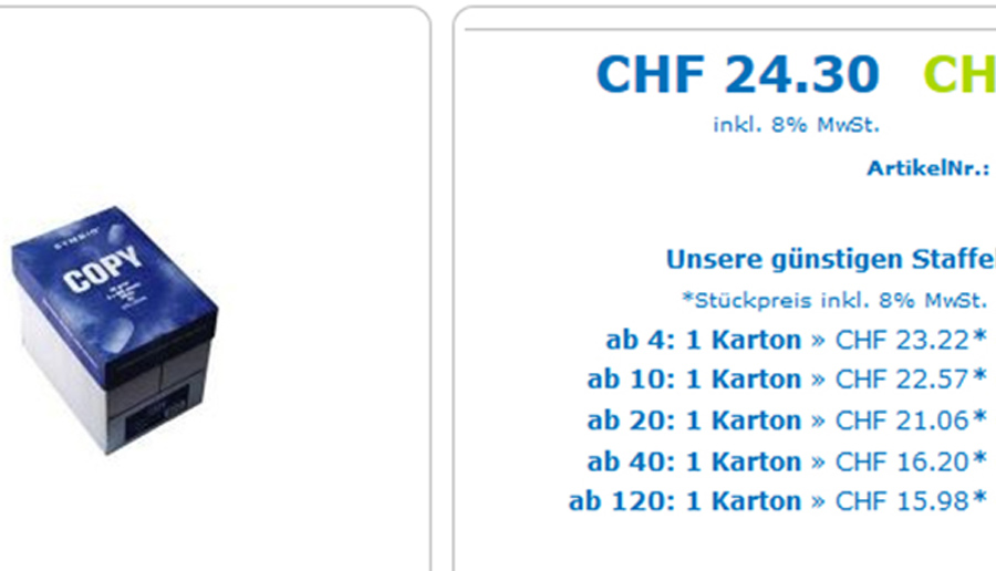 Staffelpreis